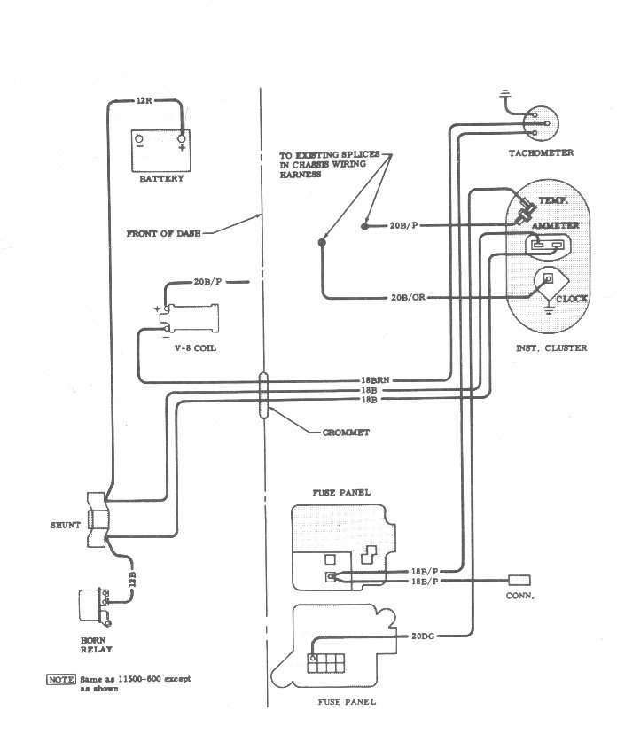 Amp Gauge Wiring Diagram 66 Chevelle